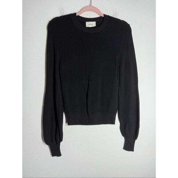 Vicolo Women’s Ribbed Black Sweater Crewneck Size S See Description - Picture 1 of 11